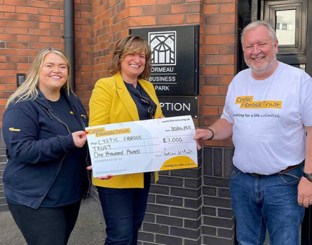 Supporting a Worthy Cause: OBP Donates to Cystic Fibrosis Trust