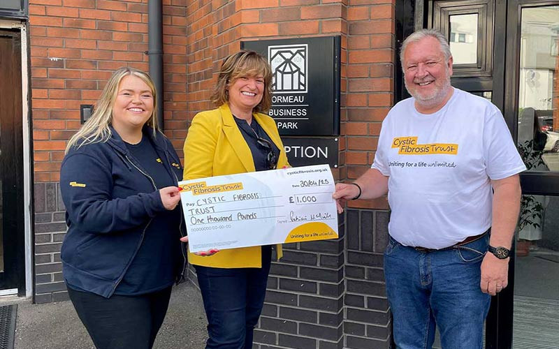 Supporting a Worthy Cause: OBP Donates to Cystic Fibrosis Trust