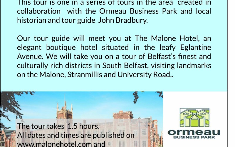 BT  9 Walking Tour in collaboration with the Malone Hotel