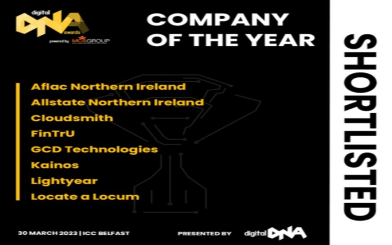 Locate a locum have been shortlisted for the Overall Company of the Year at Digital DNA Awards!